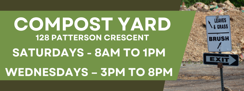 Compost Yard Hours Banner Image